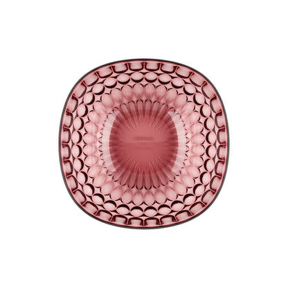 Contenitore Vanity Ø25 cm colore malva 25x25xh10,9 cm