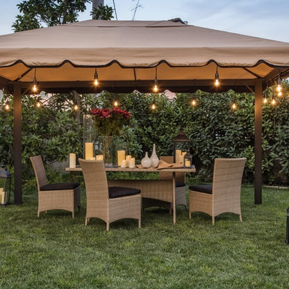 Portalampada E27 500xH30cm con Cavo gomma Nero, uso Esterno