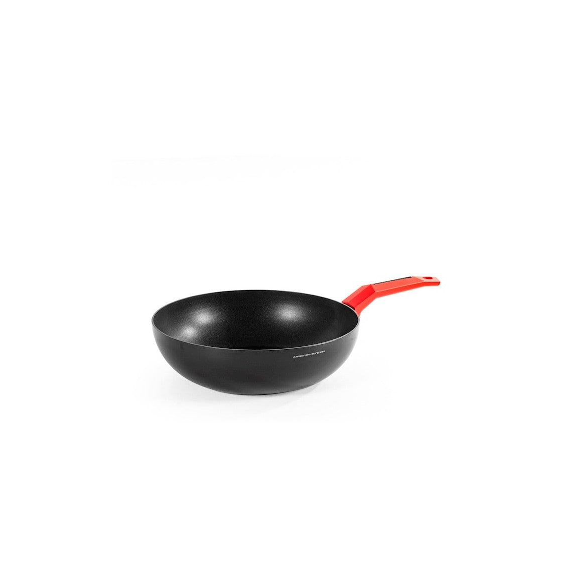 Wok antiaderente Ø 28 cm con 1 manico modello Hot Spot Borgh