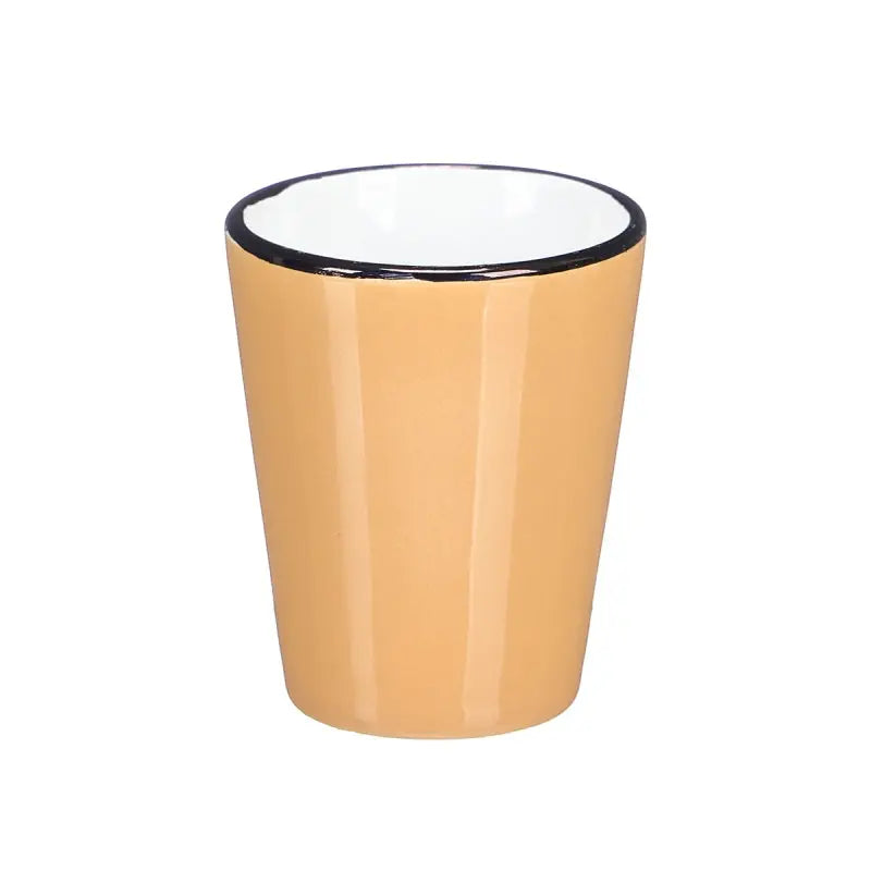 Bicchiere in ceramica 90 ml colori chiari assortiti