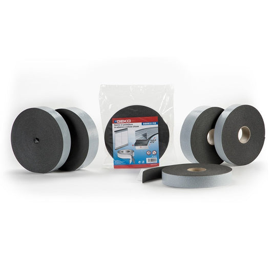 Nastro biadesivo schiuma per cartongesso 50 mm x 20 m antracite