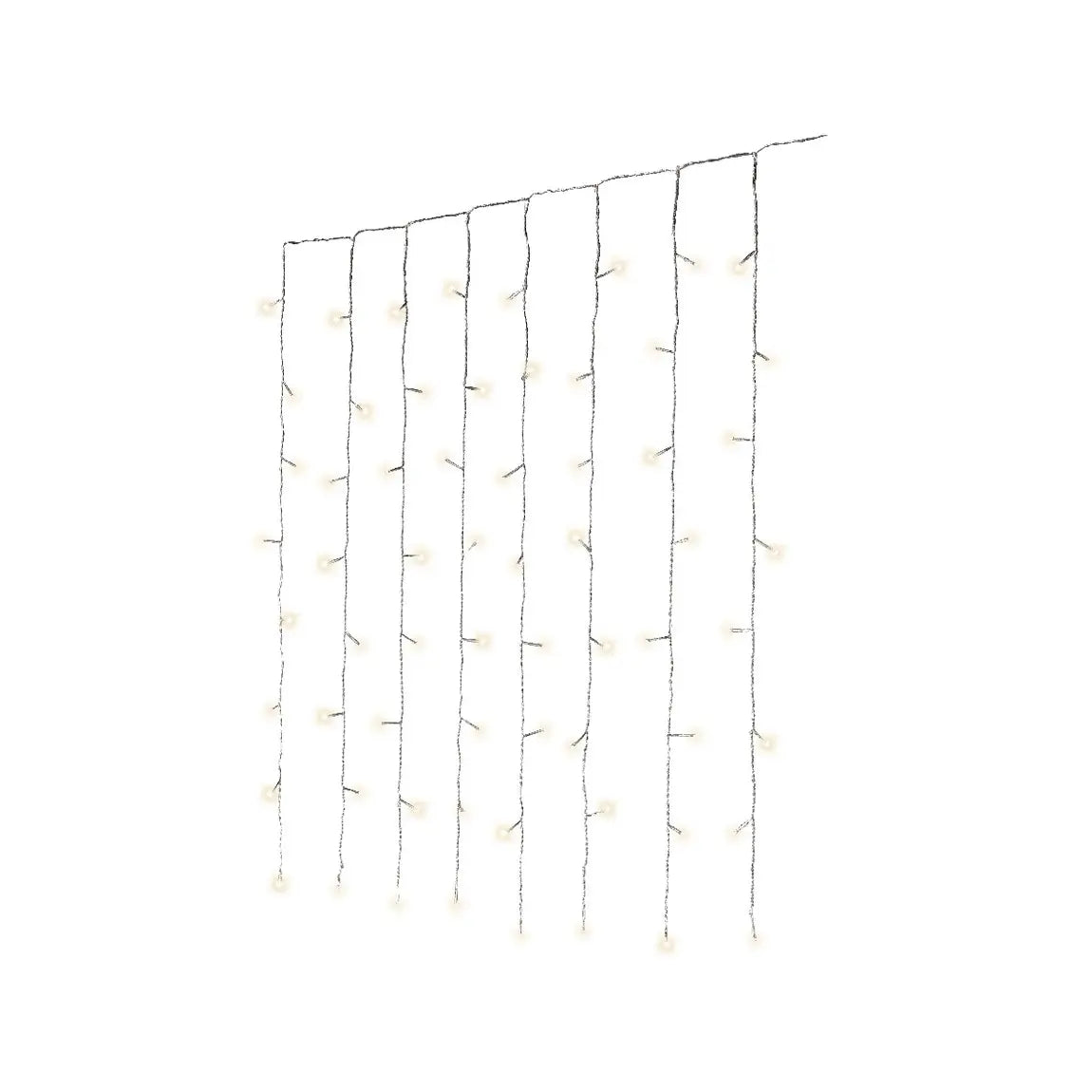 Tenda luminosa LED bianco caldo da esterno 200 × 200 cm