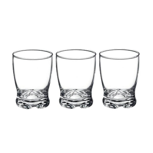Set 3 bicchieri Madison trasparenti