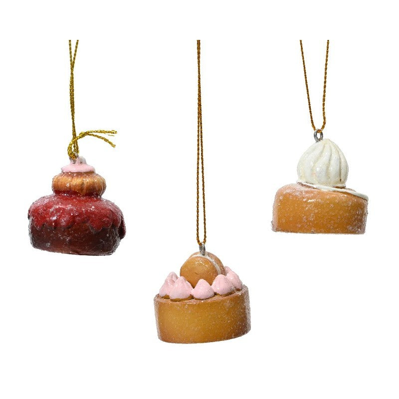 Pendente natalizio torta decorativa modelli assortiti