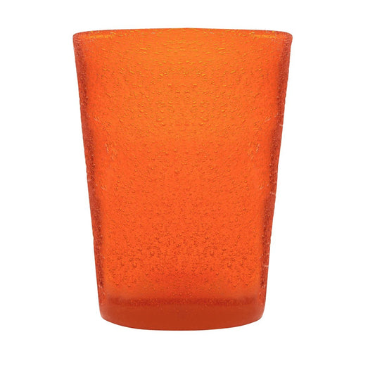 Bicchiere tumbler acqua orange memento originale in vetro soffiato 0,25L