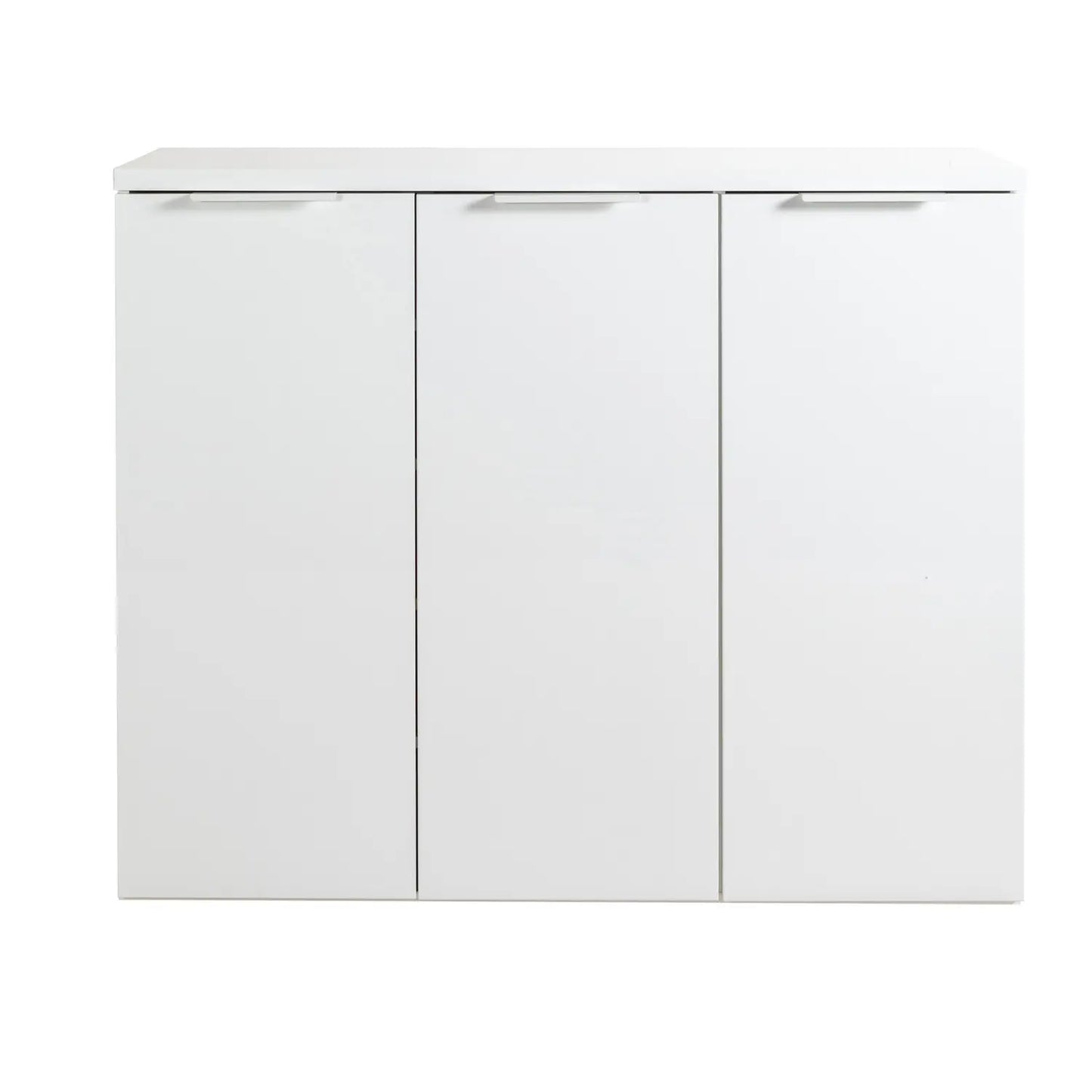 Mobile contenitore Mundi 3 ante bianco laccato cm 120x35x102,30h composad