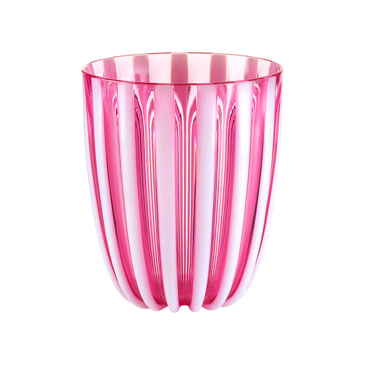 Bicchiere basso Dolcevita colore rosa  350 cc