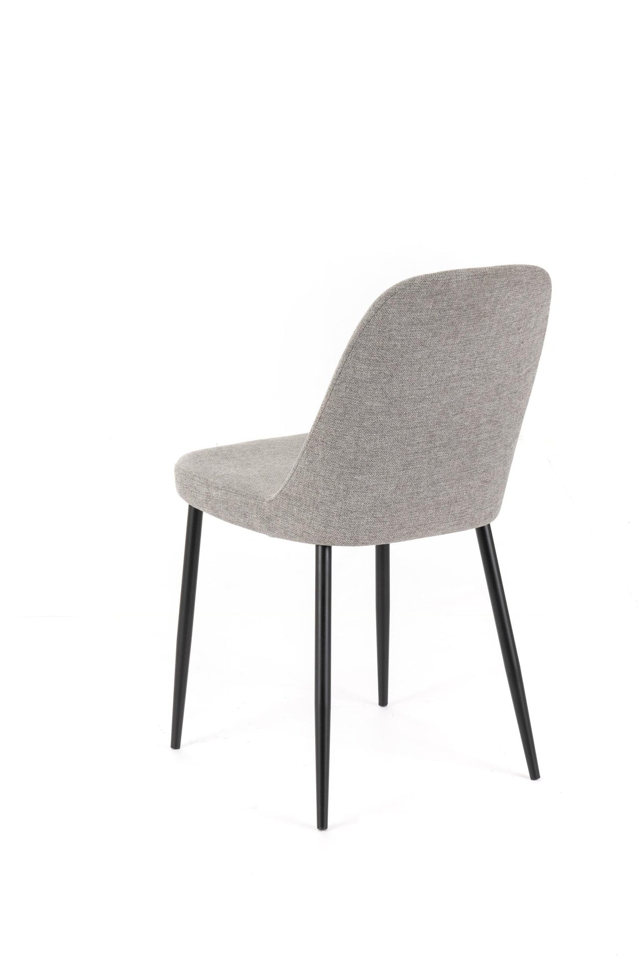 4x Sedia in Tessuto Grigio Chiaro 55x46xH.85 cm