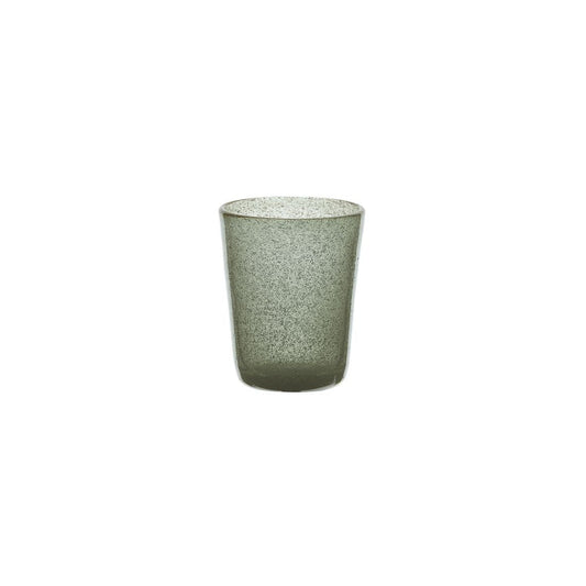 Bicchiere tumbler acqua grey memento originale in vetro soffiato 0,25L