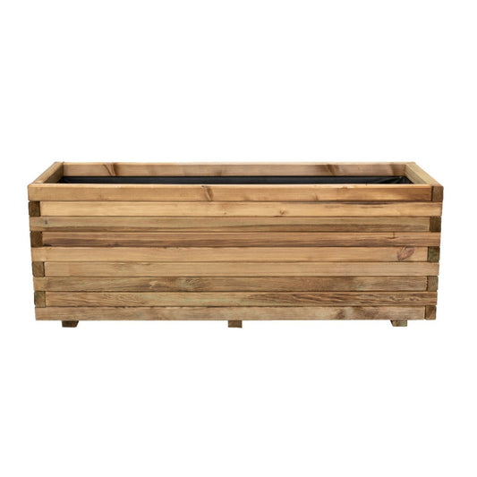 Fioriera Maxi cm 40x120x40h in pino impregnato