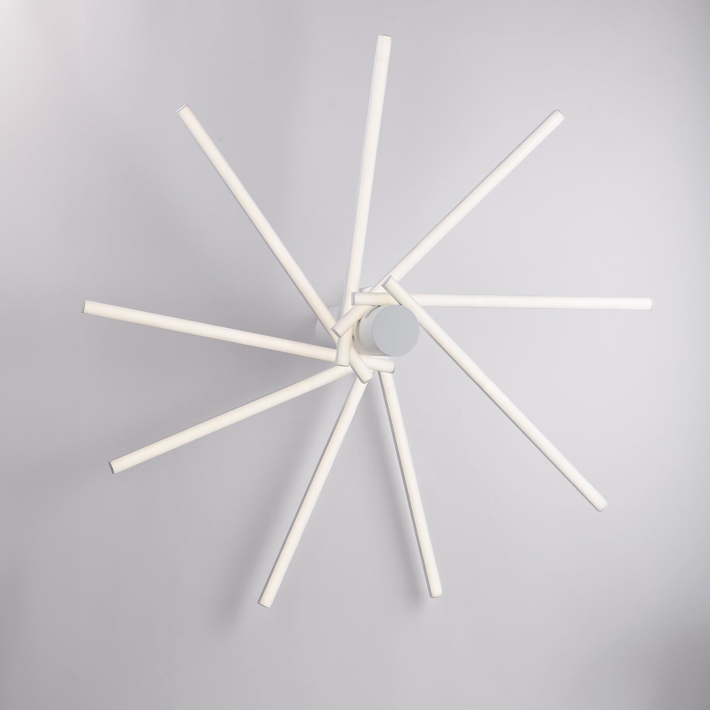 Plafoniera con luci orientabili in metallo e alluminio laccato bianco con led integrato H.15 - Ø 45 - MAX 85