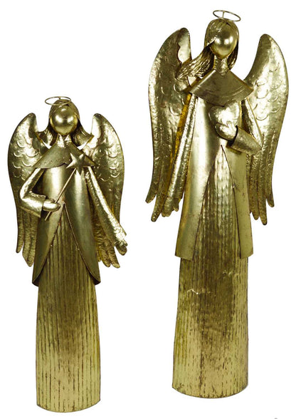 Angelo grande oro con stella nai-2228 cm. 55 x 21 h 147