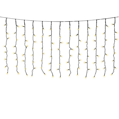 Tenda luminosa LED Pro-Lights bianco freddo da esterno 200 × 100 cm
