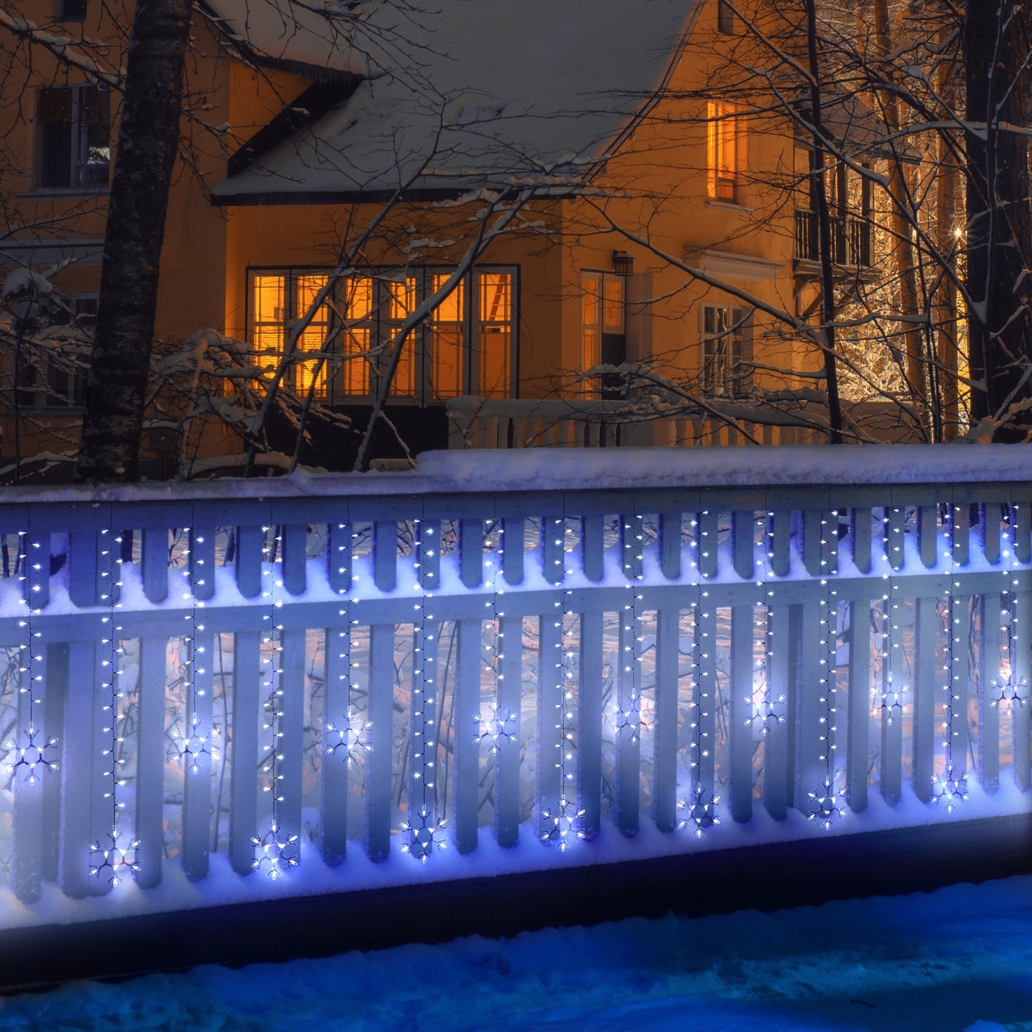 Luci di ghiaccio 500x105cm con 600 LED