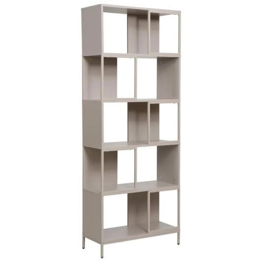 Libreria Conrad in finitura tortora cm 70×30×180