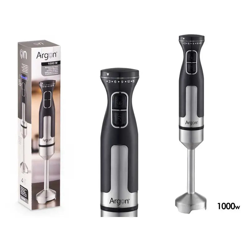 Frullatore in acciaio nero 1000W