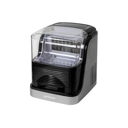 Fabbricatore di ghiaccio professionale 15 Kg/24h con 2 misure cubetti e serbatoio removibile