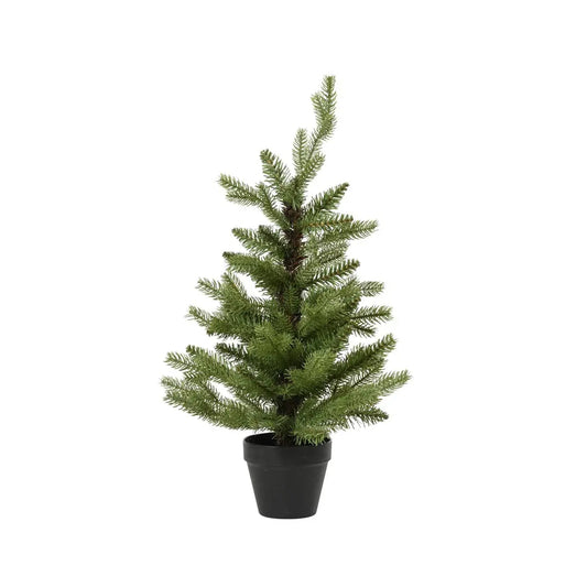 Mini albero di Natale Allison verde con vaso Ø30 × H45 cm