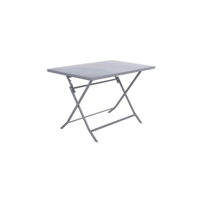 Tavolo rettangolare pieghevole greensboro 4 posti quarzo 110 x 70 x 71 cm