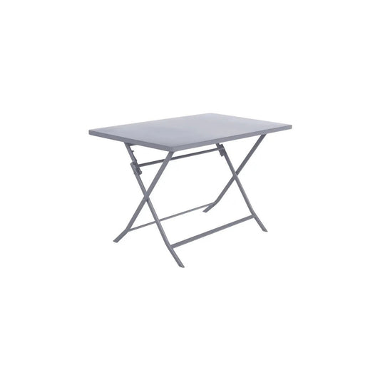 Tavolo rettangolare pieghevole greensboro 4 posti quarzo 110 x 70 x 71 cm