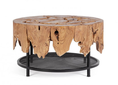 Tavolino in legno D.80 x 45 h