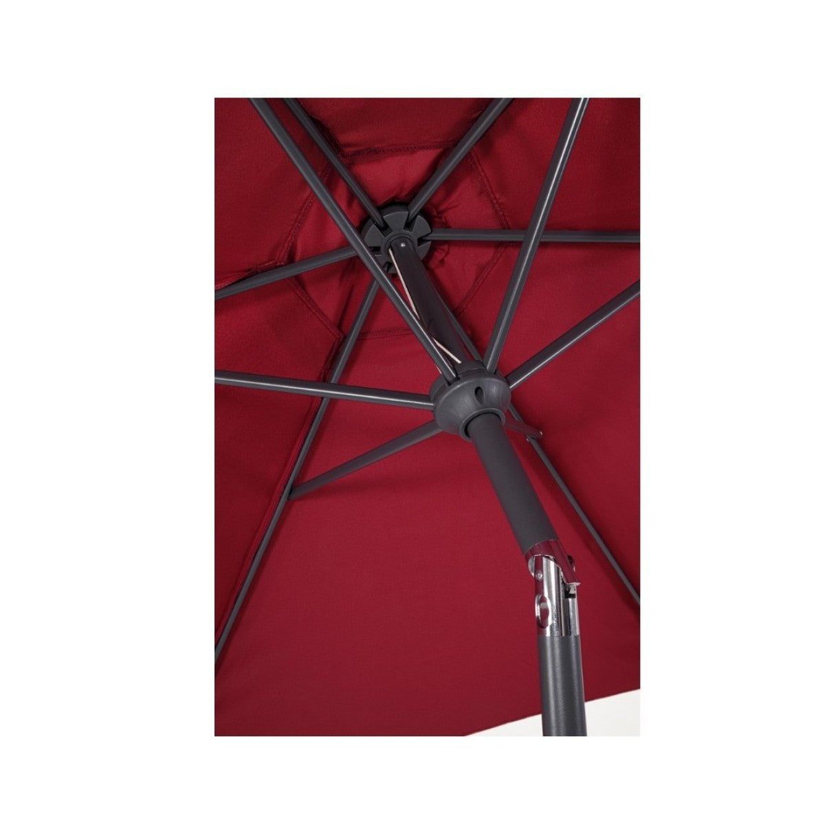 Bizzotto ombrellone Kalife 2,7 m con snodo burgundy