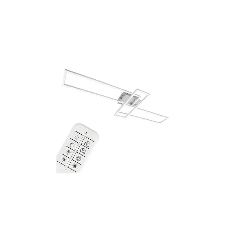 Plafoniera LED Frame CCT 110 cm 2×19 W dimmerabile con telecomando