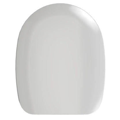 Sedile WC universale Passepartout Saniplast bianco in termoindurente con cerniere inox H050