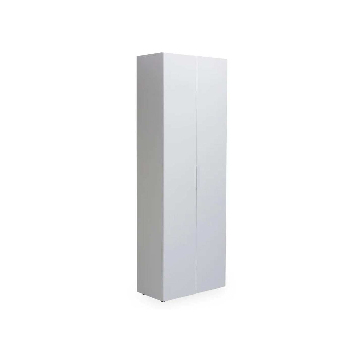 Armadio 2 ante con 6 ripiani bianco opaco cm 69x37x198 h
