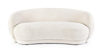 Divano 2 posti 191x93x73 in bouclé naturale