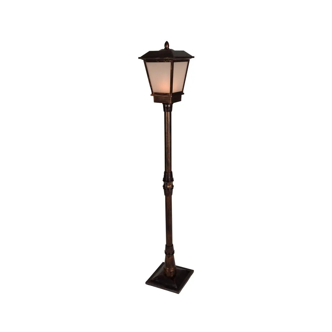 Lanterna in plastica con LED 25 × 25 × H160 cm