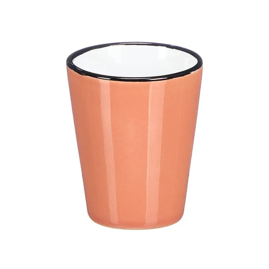 Bicchiere in ceramica 90 ml colori scuri assortiti