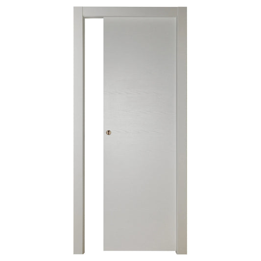 Porta scorrevole modello A colore quarzo 80x210 cm