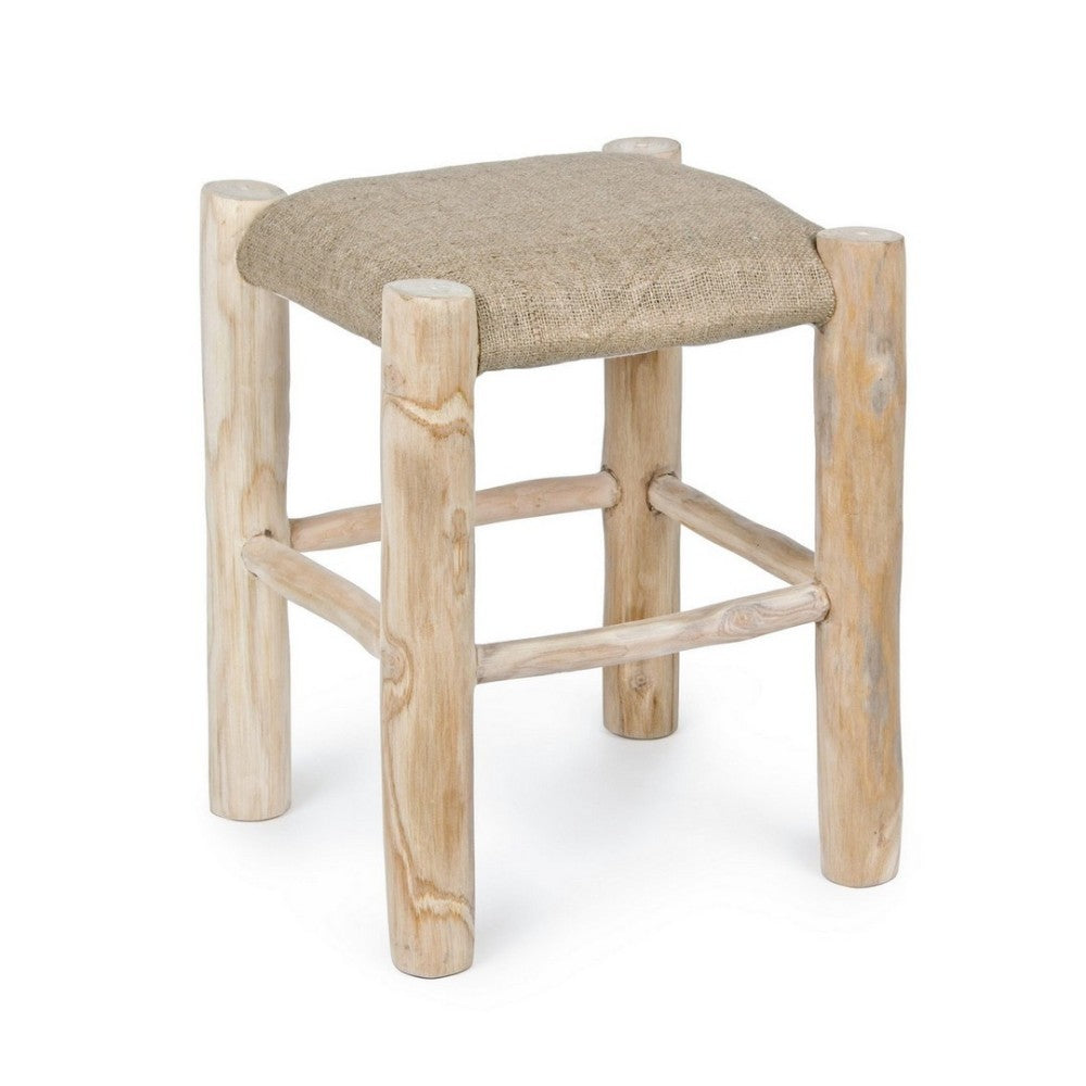 Sgabello Sarika cm 35x35x45h