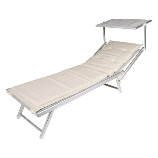 Cuscino per lettino ecru cm 190x55x5