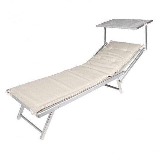 Cuscino per lettino ecru cm 190x55x5
