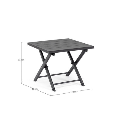 Bizzotto tavolino Taylor grigio cm 44x43x36h