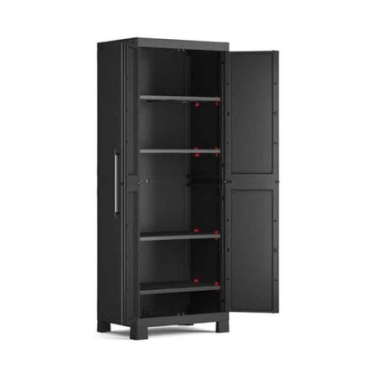 Armadio Keter Detroit alto nero cm 65x45x182 h