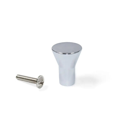 Pomolo per mobili Albal D16 mm, Zama, Cromato lucido