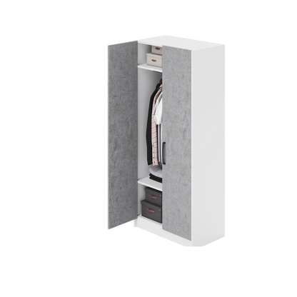 Armdio 2 ante senza cassetti colore Fango H210x91x52cm