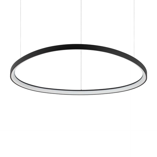 Lampada a sospensione nero D 1050 x H min 285 - max 2050 x P 995 mm