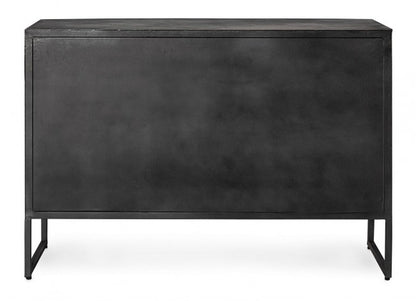 Credenza 2 ante e 3 cassetti Dorset stile industriale