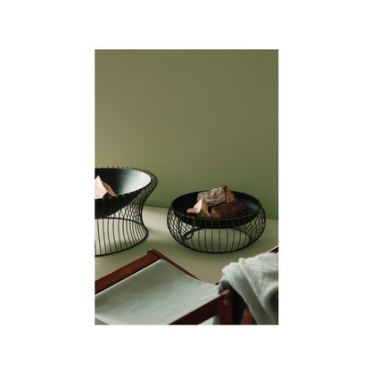 Bizzotto braciere Maylis verde Ø57x22h in acciaio verniciato verde