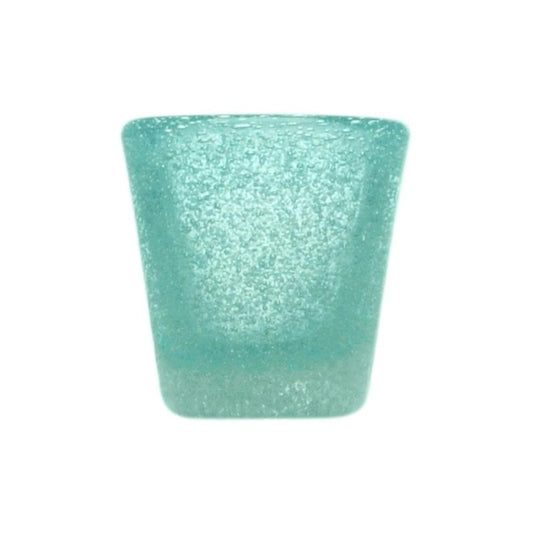 Bicchiere shot turquoise memento originale in vetro soffiato 0,05L