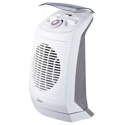 Termoventilatore da bagno oscillante 2000W con programmatore 24 ore e termostato regolabile