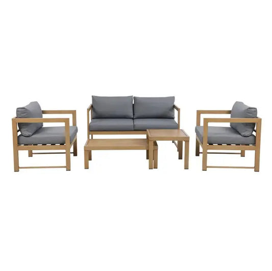 Set da giardino Favignana effetto legno