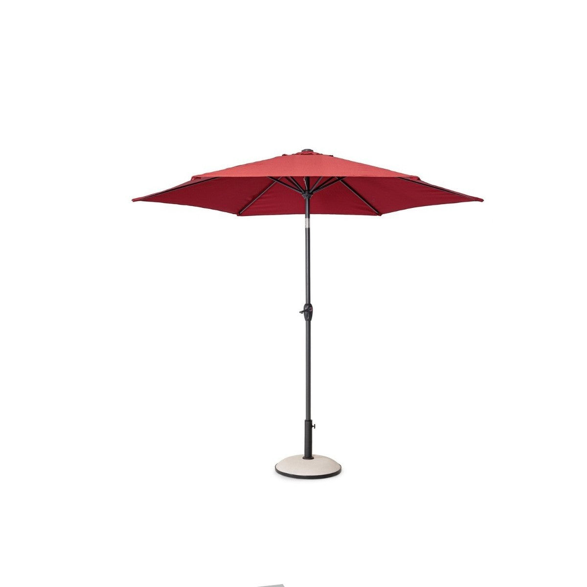 Bizzotto ombrellone Kalife 2,7 m con snodo burgundy
