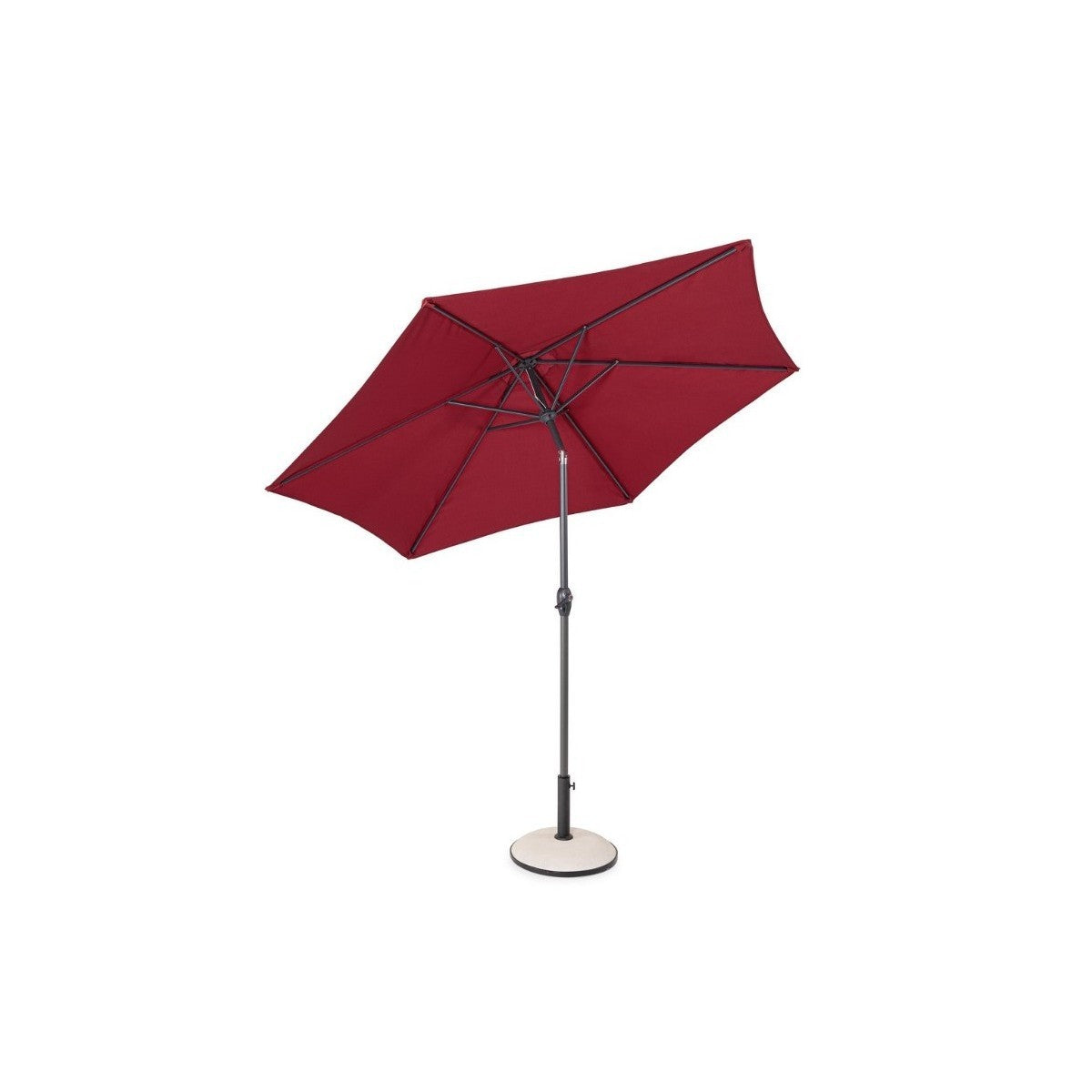 Bizzotto ombrellone Kalife 2,7 m con snodo burgundy