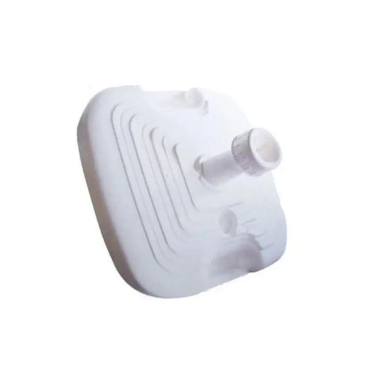Base per ombrellone Faboss quadrata bianca 20 litri per pali Ø 20-38 mm