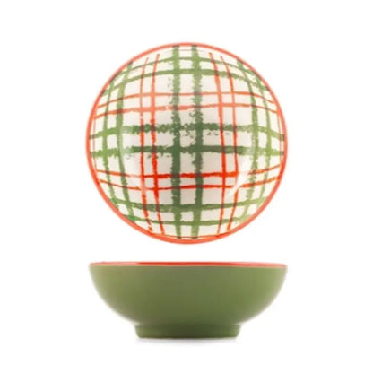 Coppetta poke in porcellana natalizia 7.5 cm- 1 pezzo assortito